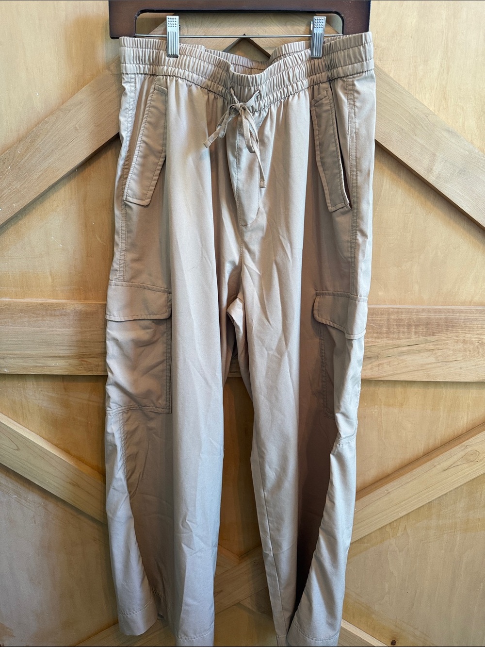 Old Navy Tan Drawstring Cargo Joggers